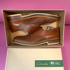 Clarks Grimsby Craft Mens 12 Tan Leather